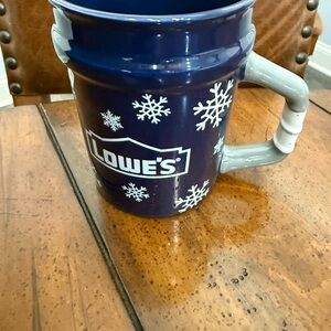 Lowe's Blue Snowflake Mug